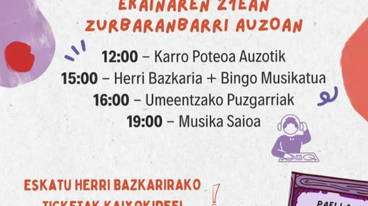 ZURBARANBARRIKO AUZO EGUNA🌟