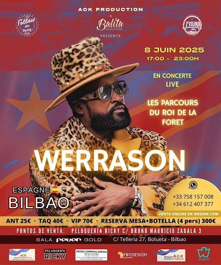 WERRASON Santana27 aretoan (Sala Gold)