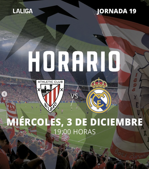 San Mames lehoiez beteko da Ligako 19. Jardunaldian