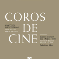 COROS DE CINE kontzertu parte-hartzailea Euskalduna Jauregian