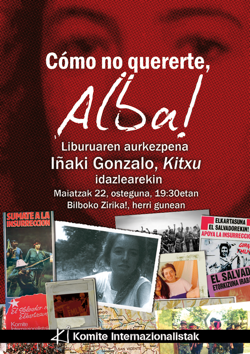 ‘¡Cómo no quererte, Alba!’ liburua aurkeztuko du ‘Kitxu’-k Zirikan
