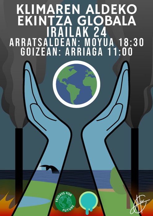 Klimaren aldeko ekintza globala ostiralean