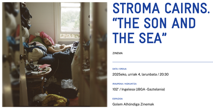 STROMA CAIRNSen “THE SON AND THE SEA” Alondigako Golem Zinemetan