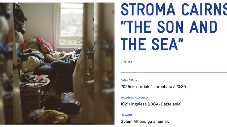 STROMA CAIRNSen “THE SON AND THE SEA” Alondigako Golem Zinemetan