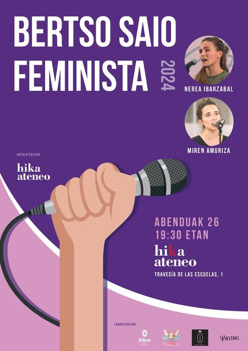 Bertso saio feminista Hika Ateneon