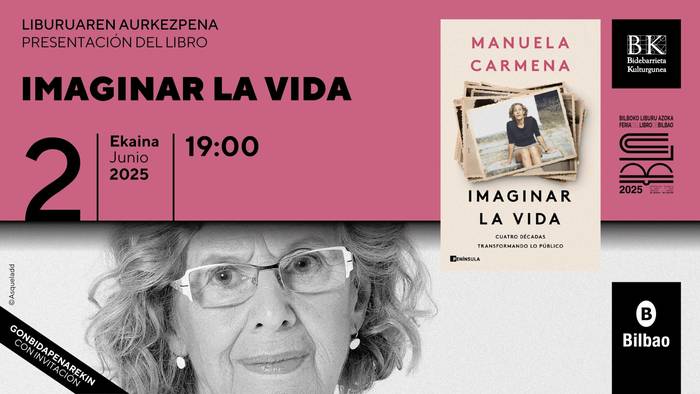 Imaginar la vida liburuaren aurkezpena Bidebarrieta Kulturgunean