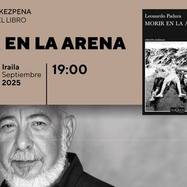 Morir en la arena liburuaren aurkezpena Bidebarrieta Kulturgunean