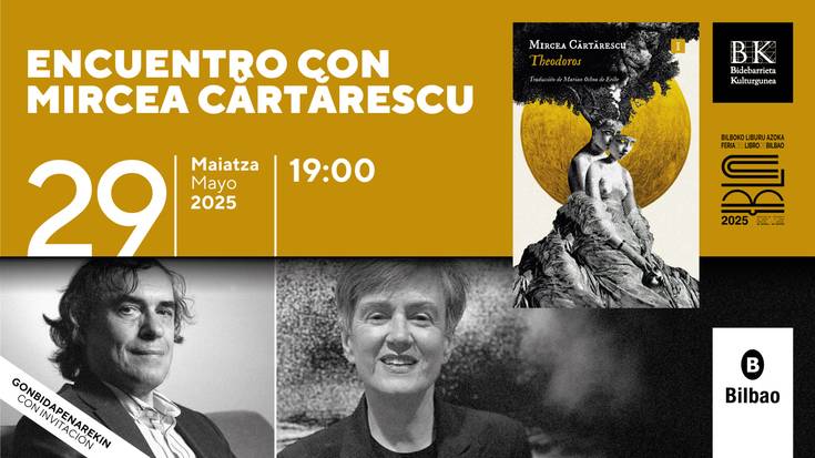 Encuentro con Mircea Cărtărescu elkarrizketa Bidebarrieta Liburutegian