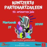 KONTZERTU PARTE HARTZAILEEN 10. URTEURREN JAIA Biran