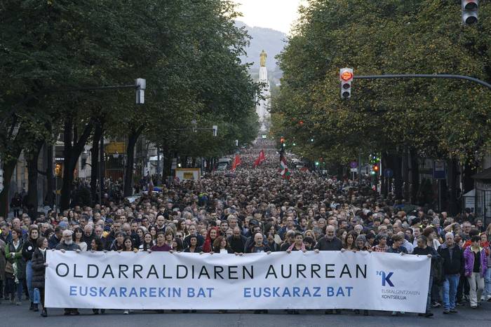 Urtebete igaro da hamarka mila pertsona euskararen euskararen alde kalera irten zirenetik