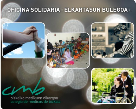 Bizkaiko Medikuen Elkargoak bulego ‘solidarioa’ duen webgunea sortu du kooperazioa sustatzeko