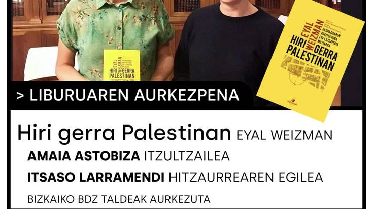 HIRI-GERRA PALESTINAN liburuaren aurkezpena