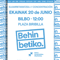 Elkarretaratzea Plaza Biribilan