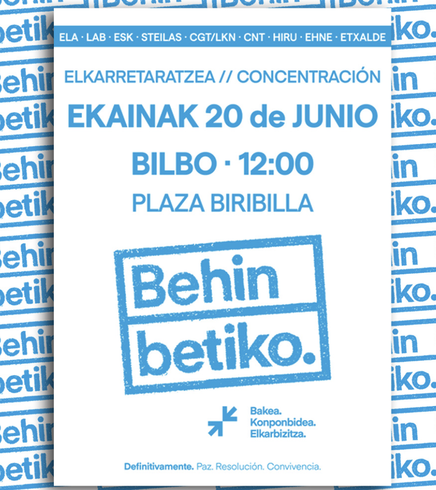 Elkarretaratzea Plaza Biribilan