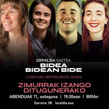 BIDEA BIDEAN BIDE: ZIMURRAK IZANGO DITUGUNERAKO Biran