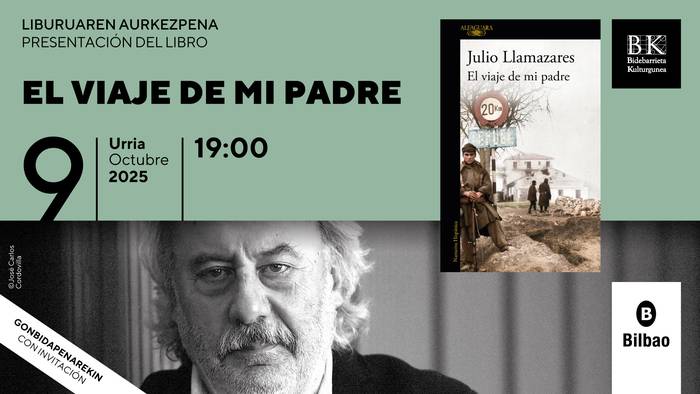 El viaje de mi padre liburuaren aurkezpena Bidebarrieta Kulturgunean