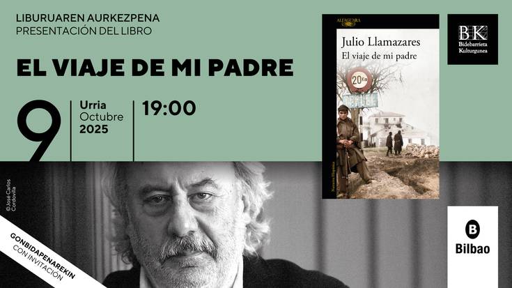 El viaje de mi padre liburuaren aurkezpena Bidebarrieta Kulturgunean
