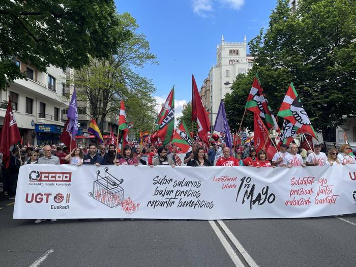 UGT eta CCOO Maiatzak 1