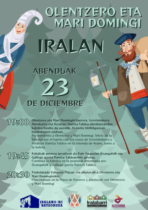 Mari Domingi eta Olentzero Iralan 🎄