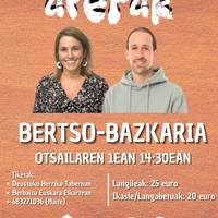 Aferak: bertso-bazkaria Deustuko Herriko Tabernan