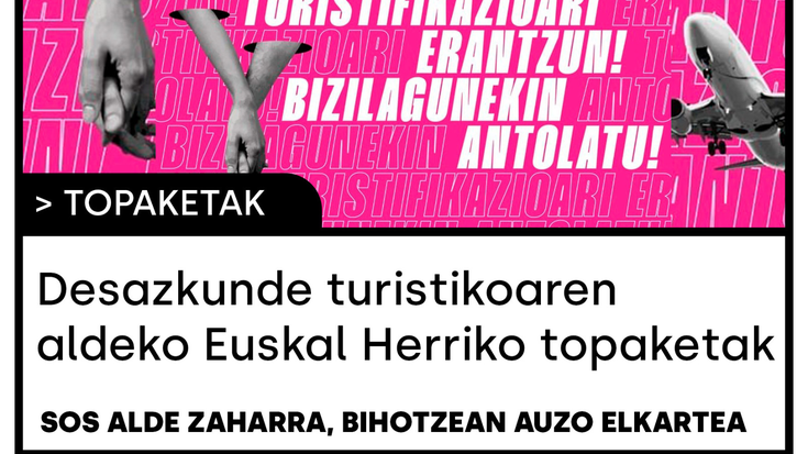 Desazkunde Turistikoaren aldeko Euskal Herriko Topaketen aurkezpena Zirika! Herri Gunean