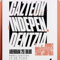 Mobilizazioa plaza Eliptikatik: "Ekinez egina, gazteok independentzia"