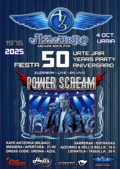 Azzurro Arcade Rock Pub Kafe Antzokian