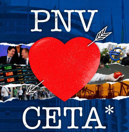 CETA itunaren aurka protesta egingo dute EAJ, PSE eta PP alderdien egoitzen aurrean