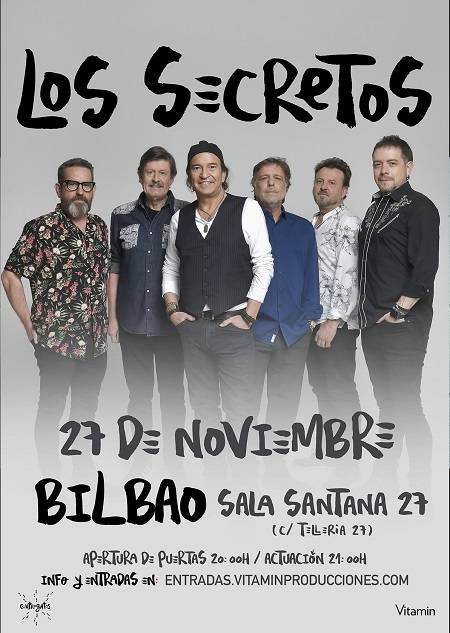 LOS SECRETOS Santana 27 Aretoan (Sala Gold)