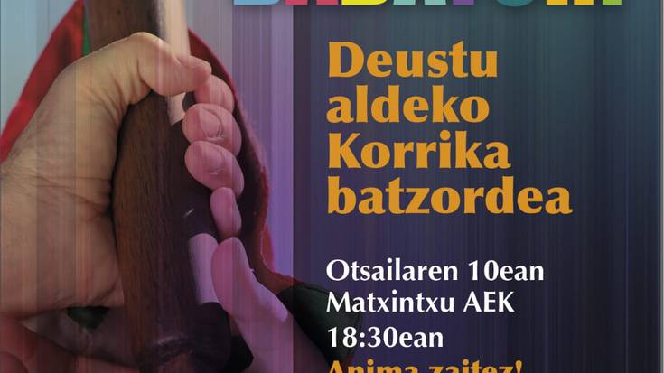 Deustu aldeko Korrika batzordearen bilera