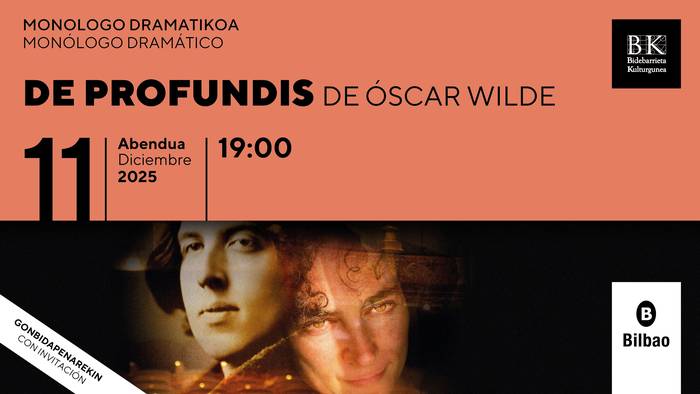 Bakarrizketa dramatikoa: zientzia egiten dute: "De Profundis" Bidebarrieta Kulturgunean
