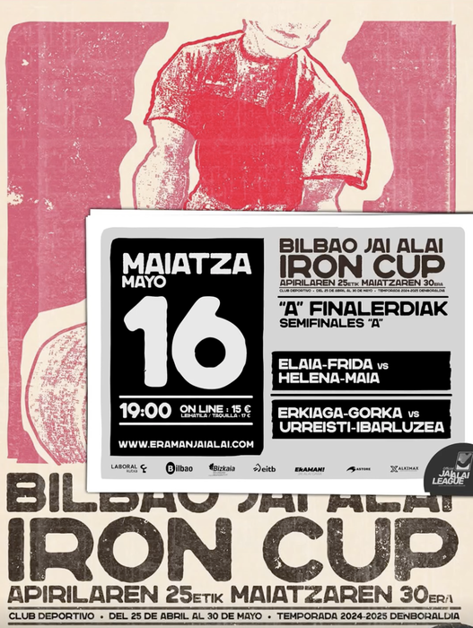 🏆Iron Cup-Jai Alai League: Emakumezkoak eta Semifinalak Deportivo Pilotalekuan