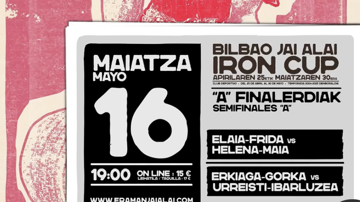 🏆Iron Cup-Jai Alai League: Emakumezkoak eta Semifinalak Deportivo Pilotalekuan