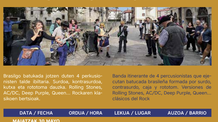 MUSIKAUZO 2025: STEAM PUNK BATUKADA Santutxun