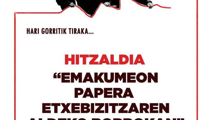 Hitzaldia: "Emakumeon papera etxebizitzaren aldeko borrokan"