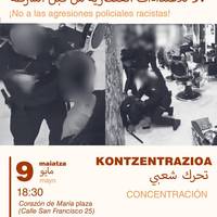 San Frantziskoko polizia-eraso arrazista salatzeko deia egin dute