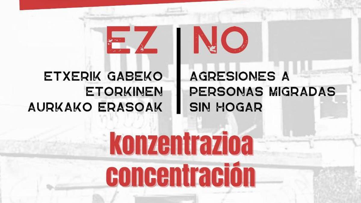 Kontzentrazioa Enkarnazio plazan: Etxerik gabeko etorkinen aurkako erasoak ez!