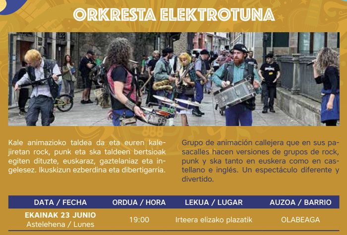 MUSIKAUZO 2025: ORKESTRA ELEKTROTUNA Olabeagan