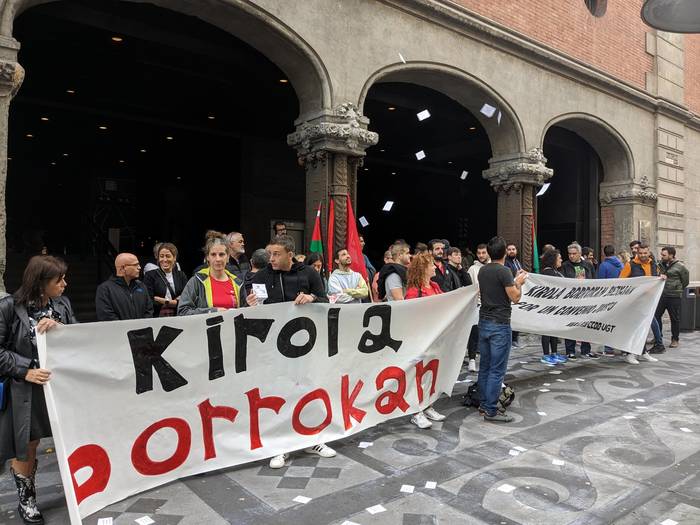 Bizkaiko kirol sektoreko langileek lanuzteak egingo dituzte hitzarmen baten alde borrokatzeko