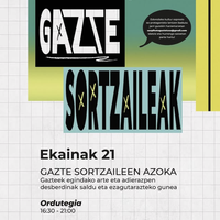 GAZTE SORTZAILEEN AZOKA 7Katu Gaztetxean