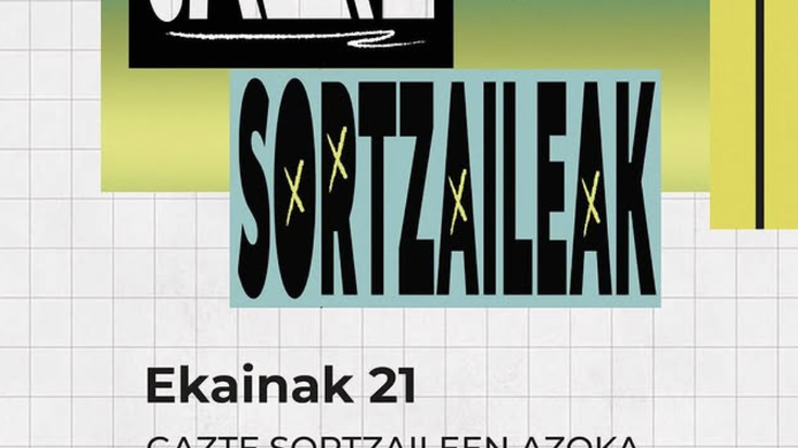 GAZTE SORTZAILEEN AZOKA 7Katu Gaztetxean