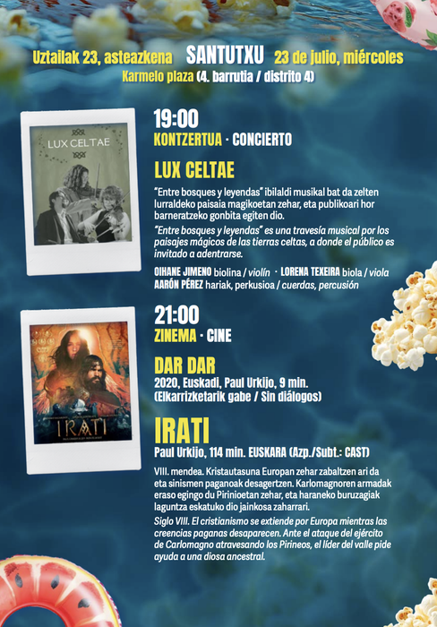 Udan Zinema Zure Auzoan: SANTUTXU