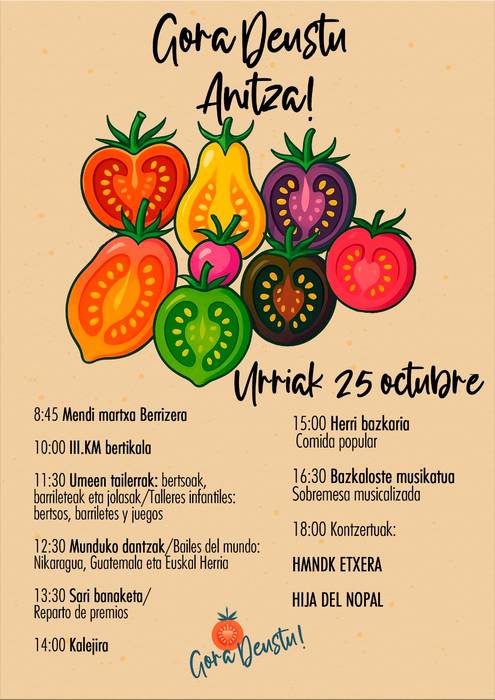 Gora Deustu Anitza eguna