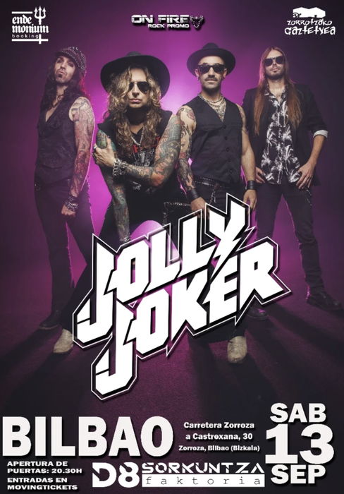Jolly Joker taldearen kontzertua Zorrotzako Gaztetxean