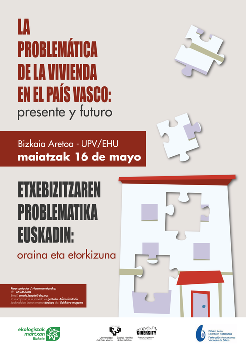 ETXEBIZITZAREN PROBLEMATIKA jardunaldia EHUko Bizkaia Aretoan