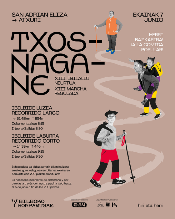 Txosnagane mendi-igoeran izena emateko epea zabalik dago ekainaren 5era arte