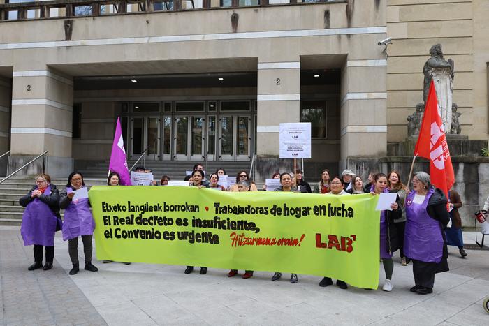 LABen iritziz etxeko langileentzako hitzarmena premiazkoa da