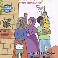 Arrazakeria borrokatzeko manifestazioa