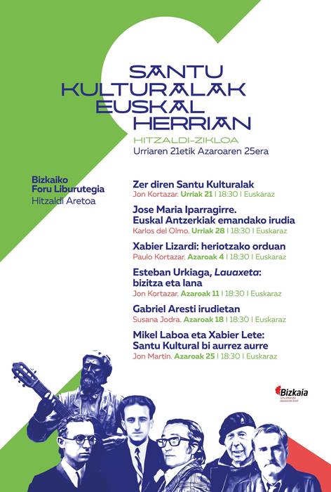 Hitzaldi-zikloa: Santu Kulturalak Euskal Herrian