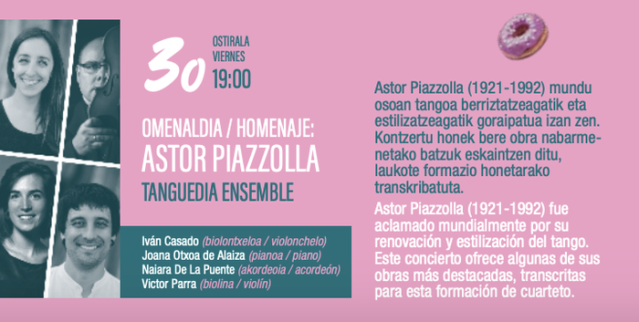 Musika dibertigarria da: TANGUEDIA ENSEMBLE